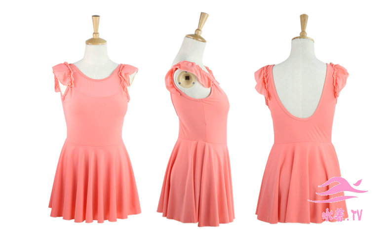 2014新品優雅なレースの袖口純粋な色の大きい保守的なワンピース裙式のもの